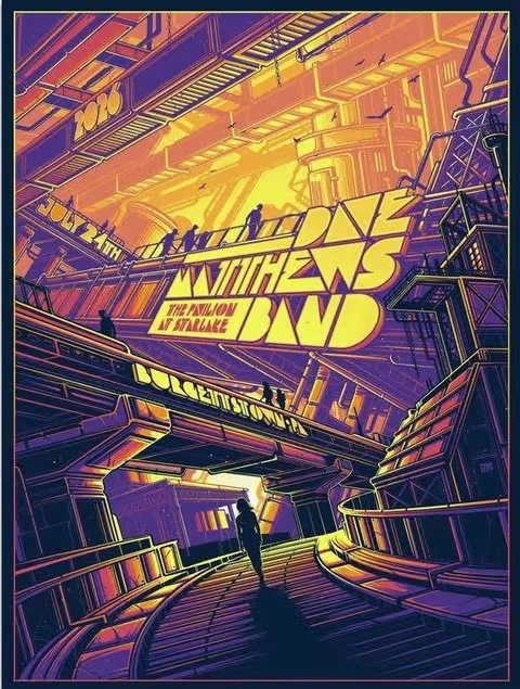 2026 Dave Matthews Band official show poster